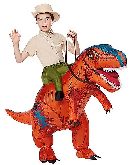 Kids Dinosaur Inflatable Ride-Along Costume 3 Kids Dinosaur Inflatable Ride-Along Costume