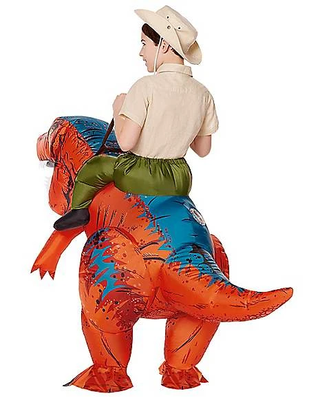 Kids Dinosaur Inflatable Ride-Along Costume 4 Kids Dinosaur Inflatable Ride-Along Costume - Image 2