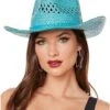 Blue Straw Cowboy Hat -Colin Costume Shop 01573013 a