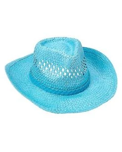 Blue Straw Cowboy Hat -Colin Costume Shop 01573013 c
