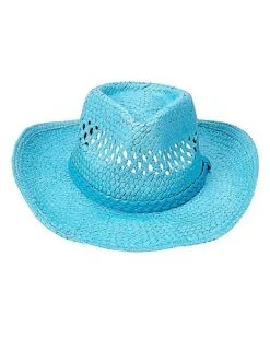 Blue Straw Cowboy Hat -Colin Costume Shop 01573013 d
