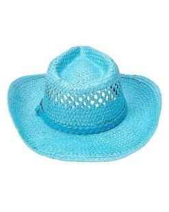 Blue Straw Cowboy Hat -Colin Costume Shop 01573013 e