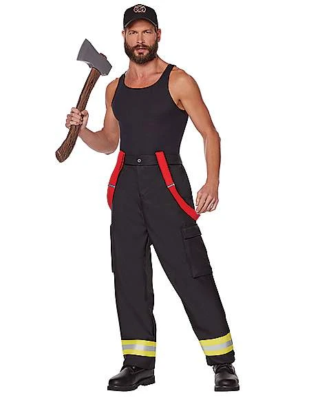 Adult Firefighter Costume Kit 3 Adult Firefighter Costume Kit