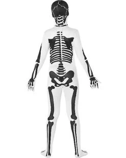 Black And White Skeleton Skin Suit Costume 7 Black And White Skeleton Skin Suit Costume -Colin Costume Shop 01580539 c