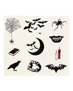 Vampire Temporary Tattoos -Colin Costume Shop 01580661 c
