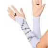 Kids Sally Ruffle Fingerless Gloves - The Nightmare Before Christmas