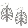 Skeleton Rib Cage Earrings -Colin Costume Shop 01582238 a