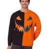 Adult Jack-O'-Lantern Sweatshirt -Colin Costume Shop 01583046 a