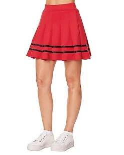 Red Cheerleader Skirt
