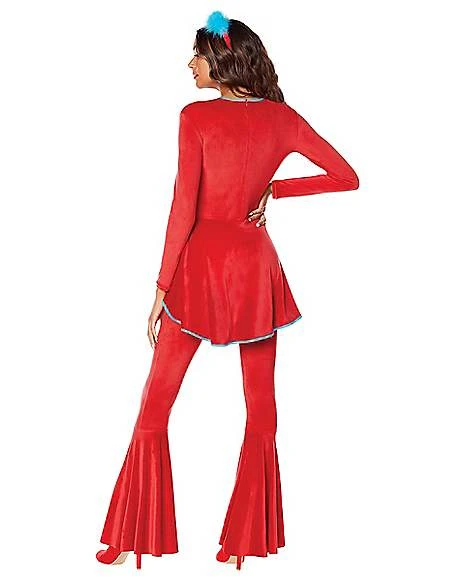 Adult Thing 1 And Thing 2 Bell Bottom Costume - Dr. Seuss 4 Adult Thing 1 And Thing 2 Bell Bottom Costume - Dr. Seuss - Image 2