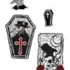 Plague Doctor Patch And Pin Set 2 Plague Doctor Patch And Pin Set -Colin Costume Shop 01588730 a