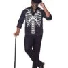 Adult Skeleton Plus Size Vest -Colin Costume Shop 01589100 a