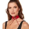 Red Riding Hood Choker Necklace -Colin Costume Shop 01590090 a