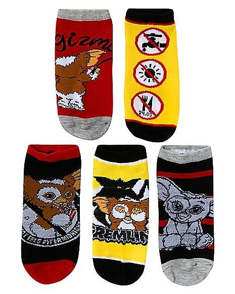 Gremlins No Show Socks - 5 Pack 3 Gremlins No Show Socks - 5 Pack