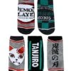 Demon Slayer No Show Socks - 5 Pack 2 Demon Slayer No Show Socks - 5 Pack -Colin Costume Shop 01592575 a