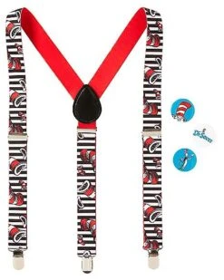 Cat In The Hat Suspenders - Dr. Seuss