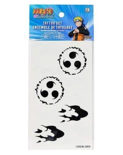 Sasuke Curse Marks Tattoo Set - Naruto Shippuden -Colin Costume Shop 01595214 e