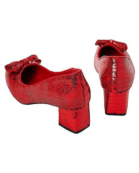 Ruby Slipper Sequin Heels - The Wizard Of Oz 6 Ruby Slipper Sequin Heels - The Wizard Of Oz - Image 4