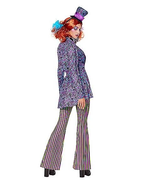 Adult Mad Hatter Jumpsuit Costume 4 Adult Mad Hatter Jumpsuit Costume - Image 2