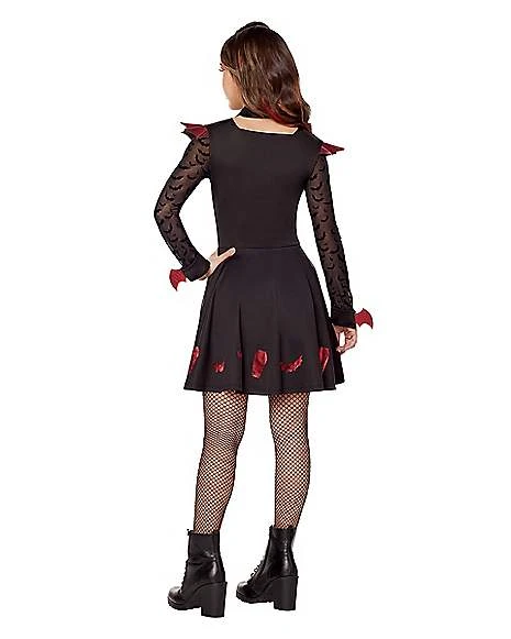 Kids Vampire Academy Dress Costume 4 Kids Vampire Academy Dress Costume - Image 2