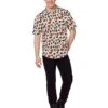 Adult Vintage Button Up Shirt 2 Adult Vintage Button Up Shirt -Colin Costume Shop 01599638 a