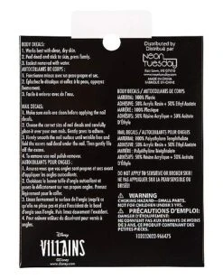 Evil Queen Decals - Disney Villains -Colin Costume Shop 01599885 c