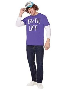 Adult Byte Off T Shirt - Stranger Things -Colin Costume Shop 01600097 c