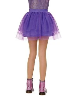 Kids Purple Tulle Skirt -Colin Costume Shop 01600147 b