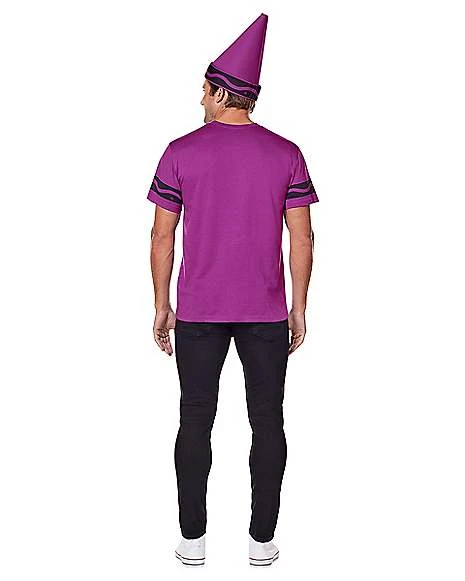 Vivid Violet Crayon Costume Kit - Crayola 4 Vivid Violet Crayon Costume Kit - Crayola - Image 2