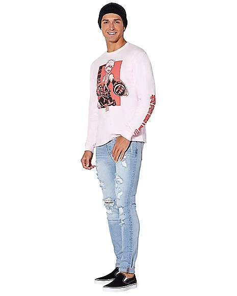 Kacchan Long Sleeve T Shirt - My Hero Academia 5 Kacchan Long Sleeve T Shirt - My Hero Academia - Image 3