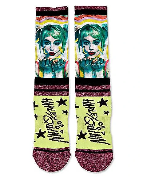 Harley Quinn Crew Socks - Birds Of Prey 3 Harley Quinn Crew Socks - Birds Of Prey