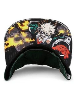 Bakugo Snapback Hat – My Hero Academia -Colin Costume Shop 03629649 d