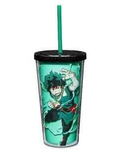 My Hero Academia Deku Cup With Straw - 20 Oz.