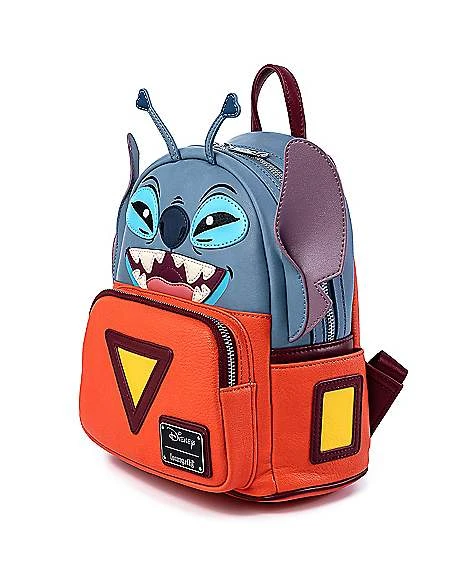 Loungefly 626 Stitch Mini Backpack - Lilo & Stitch 4 Loungefly 626 Stitch Mini Backpack - Lilo & Stitch - Image 2