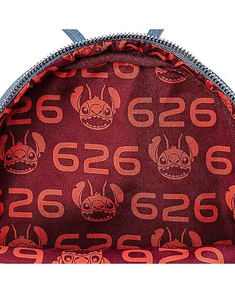 Loungefly 626 Stitch Mini Backpack - Lilo & Stitch 5 Loungefly 626 Stitch Mini Backpack - Lilo & Stitch - Image 3