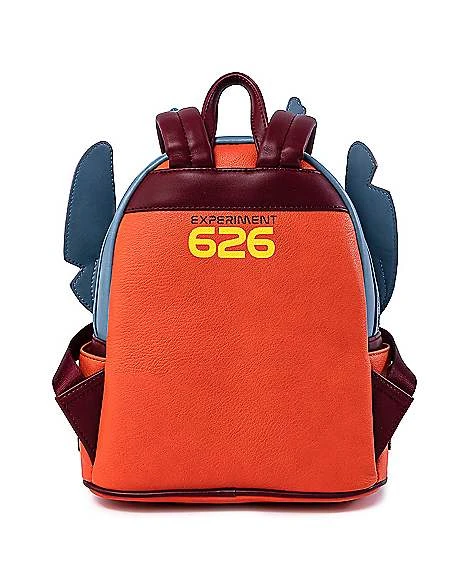 Loungefly 626 Stitch Mini Backpack - Lilo & Stitch 7 Loungefly 626 Stitch Mini Backpack - Lilo & Stitch - Image 5