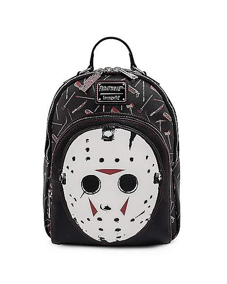 Loungefly Jason Voorhees Mask Mini Backpack - Friday The 13th 3 Loungefly Jason Voorhees Mask Mini Backpack - Friday The 13th