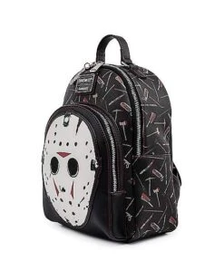 Loungefly Jason Voorhees Mask Mini Backpack - Friday The 13th 9 Loungefly Jason Voorhees Mask Mini Backpack - Friday The 13th -Colin Costume Shop 03844925 b
