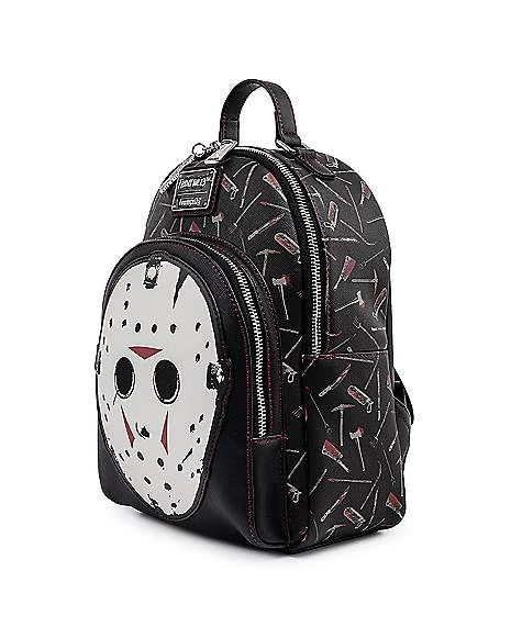 Loungefly Jason Voorhees Mask Mini Backpack - Friday The 13th 4 Loungefly Jason Voorhees Mask Mini Backpack - Friday The 13th - Image 2
