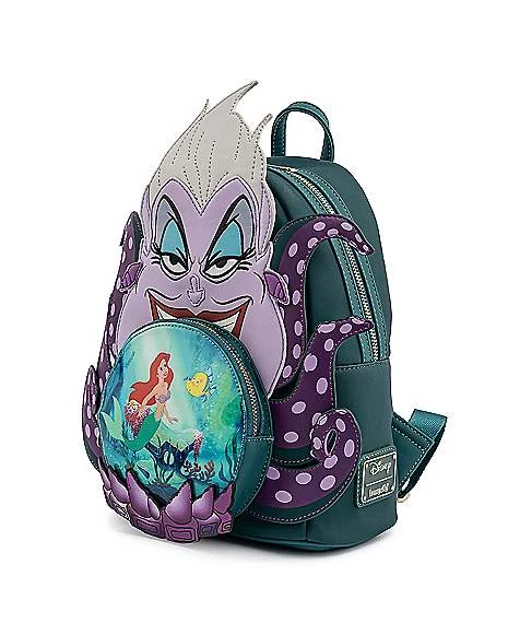 Loungefly Ursula Crystal Ball Mini Backpack - The Little Mermaid 4 Loungefly Ursula Crystal Ball Mini Backpack - The Little Mermaid - Image 2