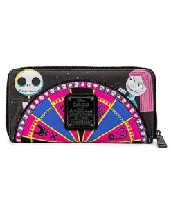 Loungefly The Nightmare Before Christmas Roulette Wheel Zip Wallet -Colin Costume Shop 03845013 c