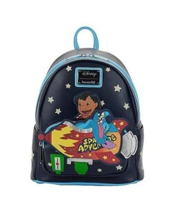 Loungefly Glow In The Dark Space Adventure Mini Backpack - Lilo & Stit