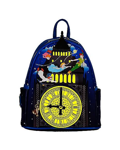 Loungefly Glow In The Dark Peter Pan Clock Mini Backpack - Disney 4 Loungefly Glow In The Dark Peter Pan Clock Mini Backpack - Disney - Image 2
