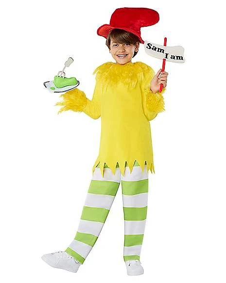 Kids Sam I Am Costume - Dr. Seuss 3 Kids Sam I Am Costume - Dr. Seuss