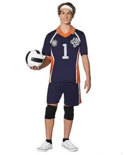 Adult Navy Volleyball Uniform Costume -Colin Costume Shop 07423742 c
