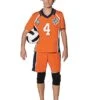 Adult Orange Volleyball Uniform Costume -Colin Costume Shop 07423783 a