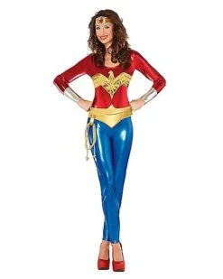 Adult Wonder Woman Catsuit Costume - DC Comics