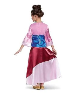 Kids Mulan Costume Deluxe – Disney -Colin Costume Shop 07498322 b