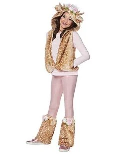 Kids Faux Fur Fawn Costume Kit