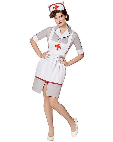 Adult Retro Nurse Costume 4 Adult Retro Nurse Costume - Image 2